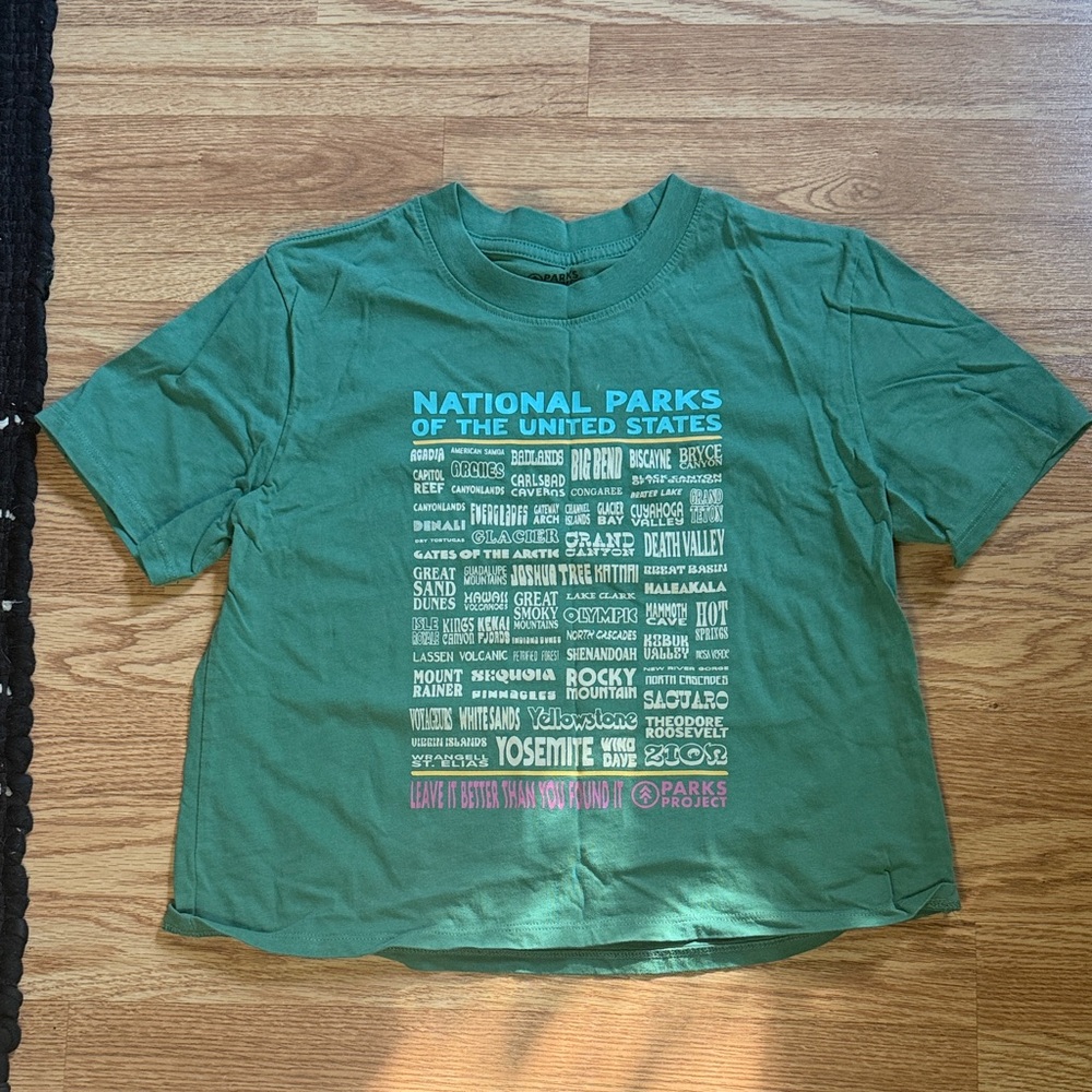 Parks Project Green National Parks Cropped Tee